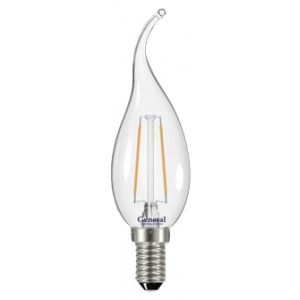 GENERAL GLDEN Светодиодная лампа свеча на ветру PREMIUM-CWS-5-E14-2700K 500Lm (***)