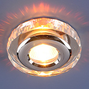 1056 зеркальный/серебряный (Clear/SL) светильник точечный ЭС (снят)