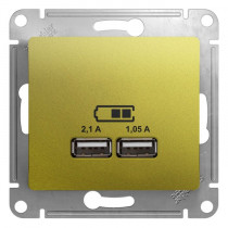 SE Glossa Фисташковый Розетка USB GSL001033