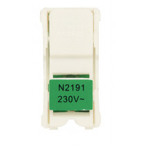 ABB NIE Zenit Блок светодиодной подсветки, 1-полюсный, для 1М/2М механизмов зеленый N2191 VD