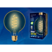 UNIEL LED-G95-4W/GOLDEN/E27/CW GLV21GO Лампа светодиодная Vintage UL-00001818