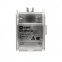 Распределительный блок проходной РБП 95 (1х95 - 4х16 мм2) 232/100 А EKF PROxima RBP-95-100