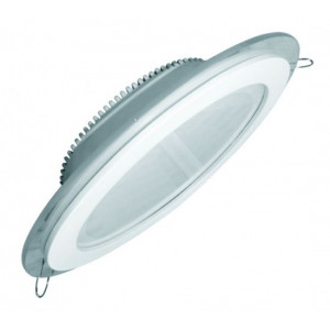 LE GLRL WH 6W D100 4500K Светильник светодиодный круглый белый со стеклом ELEGANZ