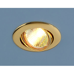 104S MR16 поворотный золото (GD) светильник точечный ЭС