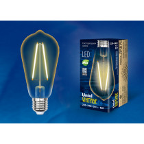 UNIEL LED-ST64-4W/GOLDEN/E27 GLV22GO Лампа светодиодная Vintage UL-00000848