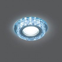 Светильник Gauss Backlight Кругл. Кристалл/Хром, Gu5.3, LED 4100K