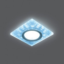 Светильник Gauss Backlight Квадрат. Белый/Серебро/Хром, Gu5.3, LED 4100K