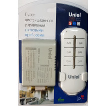 Uniel 4-канальный пульт дистанционного управления освещением UCH-P005-G4-1000W-30м  (4*1000Вт)