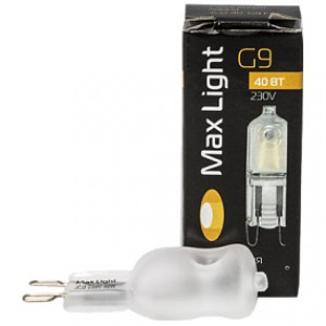 MAXLIGHT JCD 40 G9 CL лампа галогенная, 40W, 230V, G9,прозрачная
