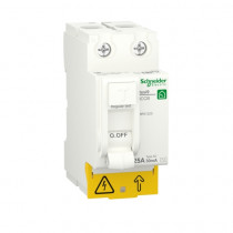 SE Выключатель дифференциального тока (ВДТ) 25А 2P 30мА тип AC R9R51225