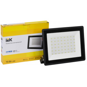 IEK Прожектор светодиодный СДО 06-70 IP65 6500K черный LPDO601-70-65-K02