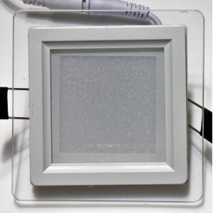 Точечный светильник квадрат со стеклом 6Вт 4000К 100*100*40мм Siesta Light DL.0044