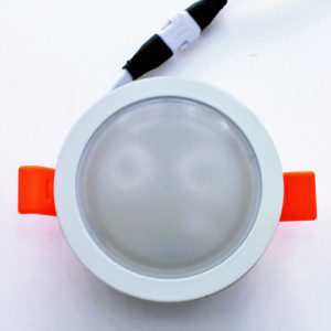 Точечный светильник круг M1 белый контур 4000К IP44 Ф80*40мм Siesta Light