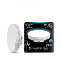 Лампа Gauss LED GX70 12W 1150lm AC150-265V 4100K 131016212