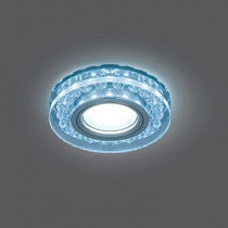 Светильник Gauss Backlight Кругл. Кристалл/Хром, Gu5.3, LED 4100K