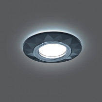 Светильник Gauss Backlight Круг Гран. Графит/Хром, Gu5.3, LED 4100K