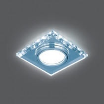 Светильник Gauss Backlight Квадрат. Кристалл/Хром, Gu5.3, LED 4100K