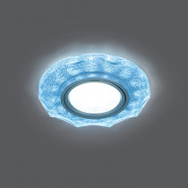 Светильник Gauss Backlight Круг гран. Белый/Серебро/Хром, Gu5.3, LED 4100K