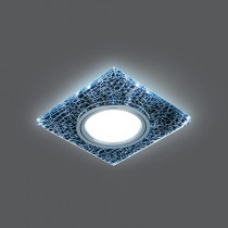 Светильник Gauss Backlight Квадрат. Черный/Серебро/Хром, Gu5.3, LED 4100K