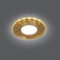 Светильник Gauss Backlight Круг Золото/Кристалл/Золото, Gu5.3, LED 2700K