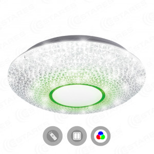 AKRILIKA RGB 36W R-410-CLEAR/WHITE-220-IP20 Управляемый светодиодный светильник У0000002255