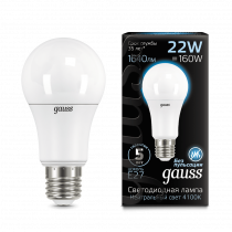 Лампа Gauss LED A70 22W E27 1640lm 4100K 102502222
