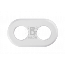 Рамка 2-постовая BIRONI керамика белая BF2-620-01