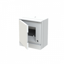 ABB Basic E Бокс настенный 4М белая непрозрачная дверь (с клеммами) 1SZR004002A2101