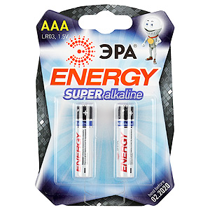 Батарейка ЭРА LR03-2BL (AAA)