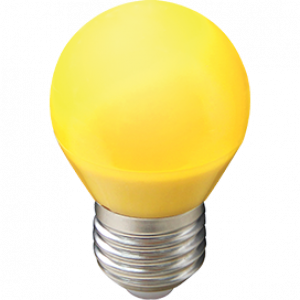 Ecola светодиодная лампа шар желтая  матовая Е27 5W К7СY50ELB