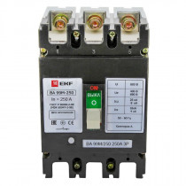 Выключатель автоматический ВА-99М 250/250А 3P 25кА EKF Basic mccb99-250-250m