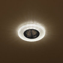 ЭРА DK LD1 BR Светильник декор cо светодиодной подсветкой MR16, коричневый Б0018778
