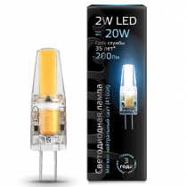 Лампа Gauss LED G4 220V 2W 200lm 4100K силикон 107707202