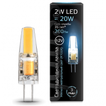 Лампа Gauss LED G4 12V 2W 200lm 4100K силикон 207707202