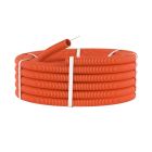 Труба гофрированная ПНД легкая оранжевая