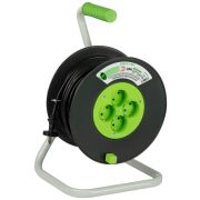 Удлинитель на пластик. катушке 4х50м без заземл. KAT-2x1.5-50m Greenline ПВС 2х1.5 Эра Б0065097