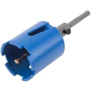 Коронка кольцевая по бетону алмазная безударная в сборе SDS-PLUS 5 зубьев 68мм MOS 33472М