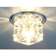 499 хром/прозрачный (CH/Clear) SC светильник точечный ЭС (снят)