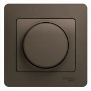SE Glossa Шоколад Светорегулятор (диммер) поворотный 300Вт (в сборе) GSL000834