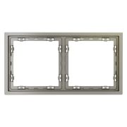 Рамка пластиковая VOLTUM S70 на 2 поста, (шелк)