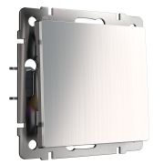 W1112002/ Выключатель одноклавишный проходной (глянцевый никель)