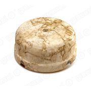 Коробка распаячная фарфоровая D80*33мм Мезонин мрамор GE70235-19