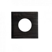 BIRONI Шедель Бук Угольно-черный Рамка 1-ая Форма квадрат (скрытый монтаж)