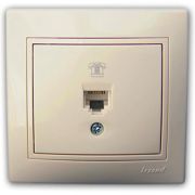 LEZARD С/П Розетка ТФ евро крем 701-0303-137