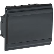IEK PRIME Корпус пластиковый встраиваемый ЩРВ-П-9 черный IP41.