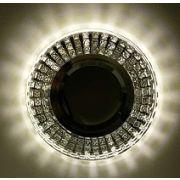 LBT D0460L-1+LED Cветильник неповоротный MR16 серебро