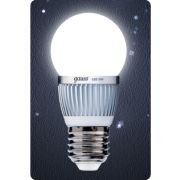 GAUSS Black Светодиодная лампа шар 5W E27 4100K матовая (металл. рад) 105102205 (снят )