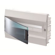 ABB Mistral41 Бокс в нишу 18М зеленая прозрачная дверь (c клемм) 1SLM004101A1204 (430x250x108)