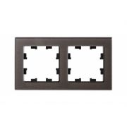 Systeme Electric AtlasDesign Nature Стекло мокко Рамка 2-ая