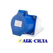 Розетка стационарная НТ TYP-123  32А/2200В/2р+Е